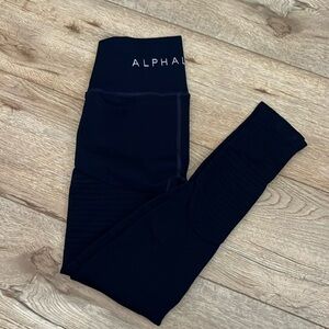 Alphalete OG revival leggings Navy Blue Small